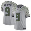 Men's Seattle Seahawks #9 Kenneth Walker III Gray 2025 F.U.S.E. “Rivalries” Vapor Jersey