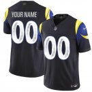 Men's Los Angeles Rams Active Player Custom Black 2025 F.U.S.E. “Rivalries” Vapor Jersey