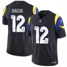 Men's Los Angeles Rams #12 Puka Nacua Black 2025 F.U.S.E. “Rivalries” Vapor Jersey