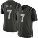 Men's New York Jets #7 Justin Fields Black 2025 F.U.S.E. “Rivalries” Vapor Jersey