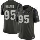 Men's New York Jets #95 Quinnen Williams Black 2025 F.U.S.E. “Rivalries” Vapor Jersey
