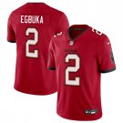 Men's Tampa Bay Buccaneers #2 Emeka Egbuka Red 2025 Draft Vapor Limited Jersey