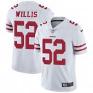 Men's 49ers #52 Patrick Willis White Stitched Limited Football Jersey