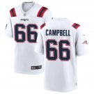 Mens New England Patriots #66 Will Campbell Nike White Vapor F.U.S.E. Limited Jersey