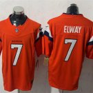Mens Denver Broncos Retired Player #7 John Elway Nike Orange Vapor F.U.S.E. Limited Jersey
