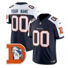 Men's Denver Broncos ACTIVE PLAYER Custom Navy 2024 F.U.S.E. V2 Throwback Vapor Jersey