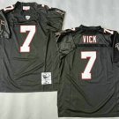 Men's Atlanta Falcons #7 Michael Vick Black 2003 Throwback Jersey