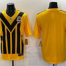 Men's Pittsburgh Steelers Blank Gold 1933 Throwback Alternate Football Stitched Jersey