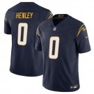Men's Los Angeles Chargers #0 Daiyan Henley Navy 2025 F.U.S.E Vapor Limited Football Jersey