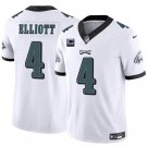 Men's Philadelphia Eagles #4 Jake Elliott White F.U.S.E. With 4-Star C Patch Vapor Jersey