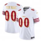 Men's San Francisco 49ers Active Player Custom White 2025 F.U.S.E. “Rivalries” Vapor Jersey