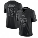 Men's Los Angeles Chargers #13 Keenan Allen Black Reflective Limited Stitched Jersey