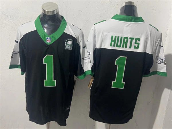Jalen Hurts Black White Gratitude F.U.S.E. Limited Jersey