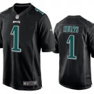 Men's Eagles #1 Jalen Hurts Black Game Vapor Football Jersey