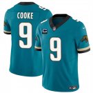 Men's Jacksonville Jaguars #9 Logan Cooke Teal 2025 F.U.S.E. With 3-Star C Patch Jersey