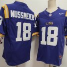 Men's LSU Tigers #18 Garrett Nussmeier Purple F.U.S.E. Stitched Jersey