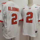Men's Clemson Tigers #2 Cade Klubnik White F.U.S.E. Stitched Football Jersey