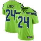 Seattle Seahawks #24 Marshawn Lynch Color Rush Football Jersey Green