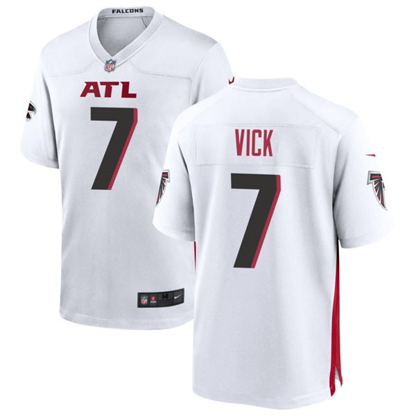 Atlanta Falcons #7 Michael Vick White Limited Football Game Jersey