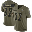 Pittsburgh Steelers #32 Franco Harris Olive 2025 Salute to Service Limited Football Jersey