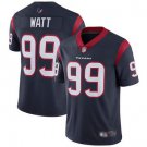 Mens Houston Texans #99 J.J. Watt Navy Blue Football Jersey