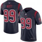 Texans #99 J.J. Watt Navy Blue Stitched Football Limited Color Rush Jersey