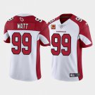 Men's Arizona Cardinals #99 J.J. Watt White With 4-star C Patch Vapor Untouchable Limited Jersey