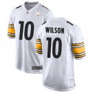 Men's Pittsburgh Steelers #10 Roman Wilson White Vapor Limited Player Jersey