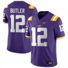 LSU Tigers #12 Jimari Butler Purple F.U.S.E. Limited College Football Game Jersey