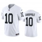 Raiders #10 Jimmy Garoppolo White F.U.S.E Stitched Football Jersey
