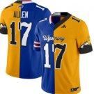Men's Bills Wyoming Cowboys #17 Josh Allen Split Vapor Limited Jersey