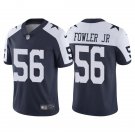 Men's Dallas Cowboys #56 Dante Fowler Jr. Navy Blue Thanksgiving Vapor Limited Jersey