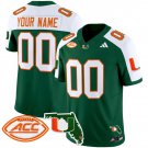Miami Hurricanes Active Player Custom Green Alternate 2024 F.U.S.E. Florida Patch Jersey