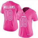 Women's Chicago Bears #18 Caleb Williams Pink Fashion Limited Stitched Jersey