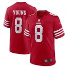 San Francisco 49ers #8 Steve Young Red Vapor Limited Player Jersey