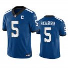 Indianapolis Colts #5 Anthony Richardson Royal FUSE Indiana Nights Jersey