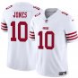 San Francisco 49ers #10 Mac Jones White 2025 F.U.S.E. Vapor Untouchable Limited Jersey