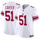 New York Giants #51 Abdul Carter White 2025 Draft F.U.S.E. Vapor Untouchable Jersey