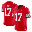 Ohio State Buckeyes #17 Carnell Tate Red F.U.S.E. 2025-2026 Stitched Jersey