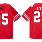 Men's Ohio State Buckeyes #25 Bo Jackson Red Stitched Football Jersey