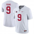 Mens Womens Youth Alabama Crimson #9 Bryce Young NCAA Jersey White