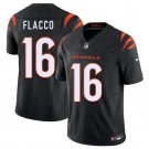 Cincinnati Bengals #16 Joe Flacco Black 2025 F.U.S.E. Vapor Untouchable Jersey