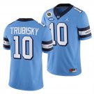 Mens North Carolina Tar Heels #10 Mitchell Trubisky Royal Retro College Football Jersey