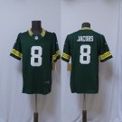 Green Bay Packers #8 Josh Jacobs Green Vapor FUSE Limited Jersey