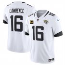 Jacksonville Jaguars #16 Trevor Lawrence White 2025 F.U.S.E. With 4-Star C Jersey