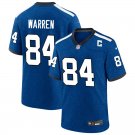 Indianapolis Colts #84 Tyler Warren Royal Indiana Nights Alternate Vapor F.U.S.E. Limited Jersey