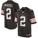 Cleveland Browns #2 Johnny Manziel Brown Game Football Jersey