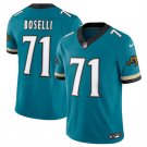 Jacksonville Jaguars #71 Tony Boselli Teal F.U.S.E. Throwback Limited Football Jersey