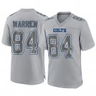 Indianapolis Colts #84 Tyler Warren Gray Atmosphere Fashion Game Jersey