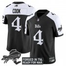 James Cook Buffalo Bills ‘Gothic Cold Front Edition’ Vapor Limited Black White Jersey
